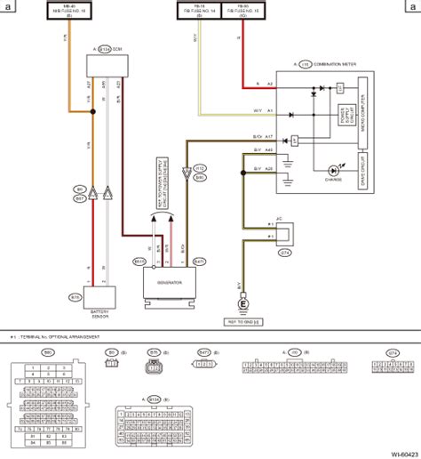 subaru legacy service manual charging system wiring diagram wiring system