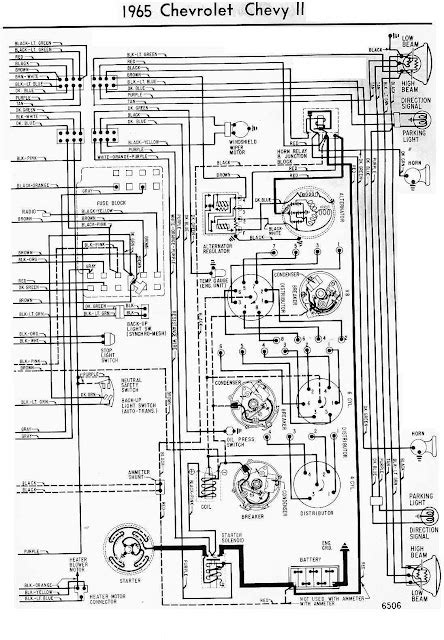 chevrolet chevy ii wiring diagram   wiring diagrams