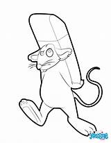 Eraser Coloring Mouse Moves Pages Hellokids Color Print Online Rat sketch template
