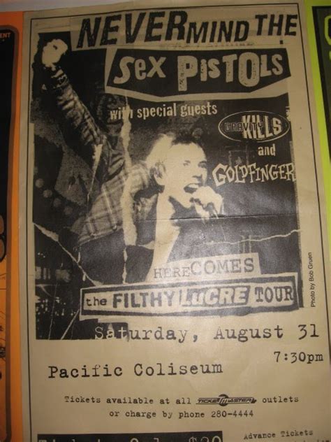 acidica s site concert poster of the day july 3rd sex pistols