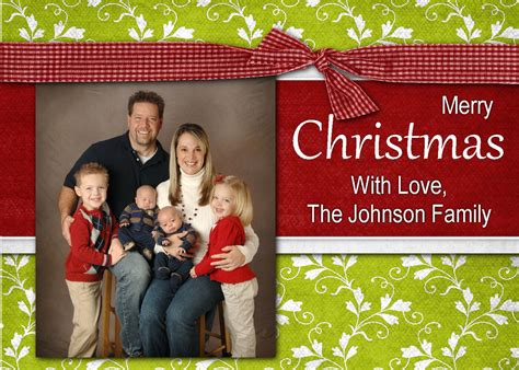free christmas card templates for photographers