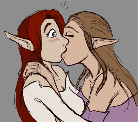 Rule 34 2girls Kiss Kissing Malon Nintendo Ocarina Of