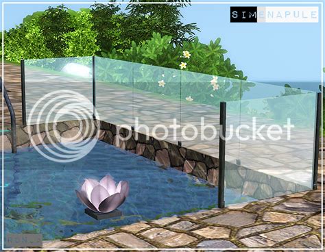 nice glass fence  sims   list  sims resource forums