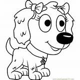 Pound Puppies Coloring Pages Pea Sweet Coloringpages101 sketch template