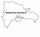 Dominicana Republica Bandera Escudo Dominican Republik Dominikanische Repubblica Dominicano Cartine Recortar Landkarte Landkarten Pegar Mexico Geografie Nazioni Malvorlage Kategorien Agencia sketch template