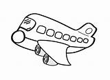 Cartoon Plane Airplane Clipart sketch template