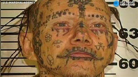 See Felon S Tattoo Covered Face Morph Through The Years