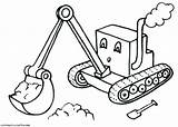 Digger Coloring Pages Backhoe Printable Drawing Son Print Truck Color Template Grave Getdrawings Getcolorings Colorings sketch template