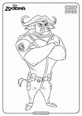 Zootopia Bogo Coloringoo sketch template