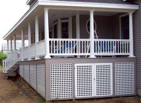 vinyl fences lattice panels dover nh decks backyard diy deck outdoor