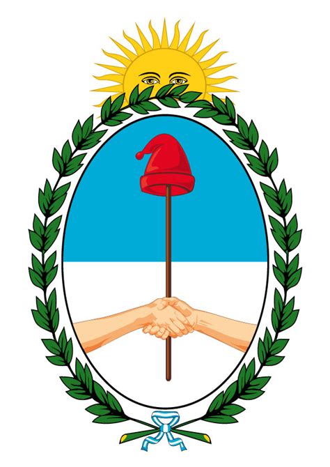 Bandera Y Escudo De Argentina
