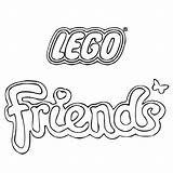 Lego Friends Coloring Logo Pages Drawing Printable Kids Color Paintingvalley sketch template