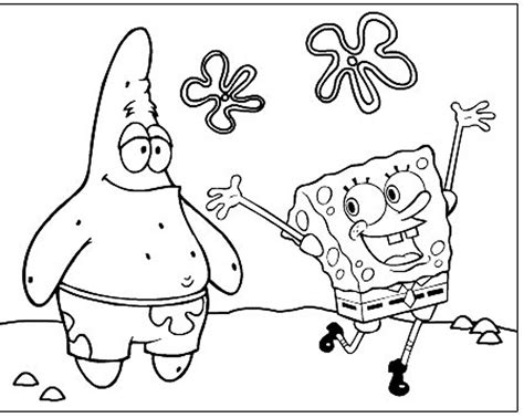 spongebob characters coloring pages coloring home