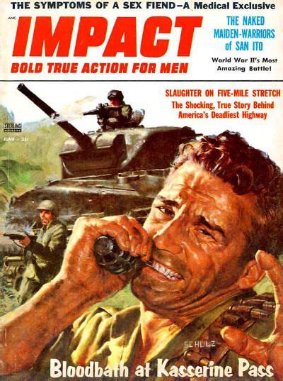 Impact Vintage Pulp Men S Adventure Magazine Male