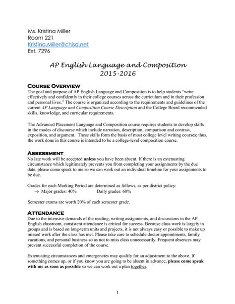 ap english language  composition exam