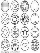 Easter Egg Eggs Coloring Printable Drawing Colouring Pages Designs Drawings Kids Sheet Multiple Line Symbol Patterns Colour Hatching Abstract Outline sketch template