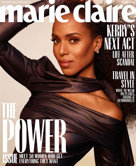 kerry washington lands marie claire s november issue go fug yourself