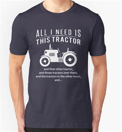 2018 Hot Sale 100 Cotton All I Need Is This Tractor T Shirt Funny