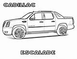 Cadillac Escalade Colorear Colorironline Printmania Desenho sketch template