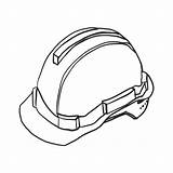 Casco Helmet Helm Dibujado Doodle Gekritzel Vektoren sketch template