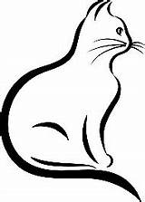Cat Stencils Printable Stencil Drawing Using sketch template