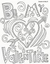 Coloring Pages Valentines Printable Valentine Cards Sheets Doodle February Adults Doodles Alley Inspirational Choose Board Funny Printables sketch template