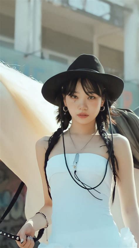 Iz One Chaewon Cyberpunk Aesthetic Girl Korea Kpop Outfits Wifey