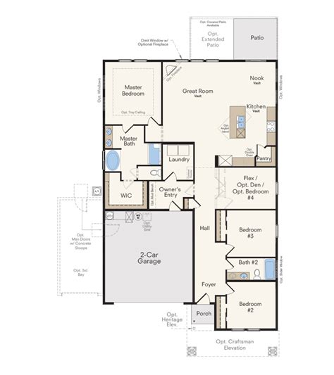 centex homes floor plans  house design ideas