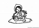 Coloring Hood Riding Little Red Pages Large Edupics sketch template
