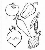 Verduras Hortalizas Legumes Coloriage sketch template