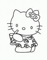 Kitty Hello Coloring Pages Girlie Colouring Color Kity Strawberry Pencils11 February Bookmark Title Read Gr Choose Board sketch template