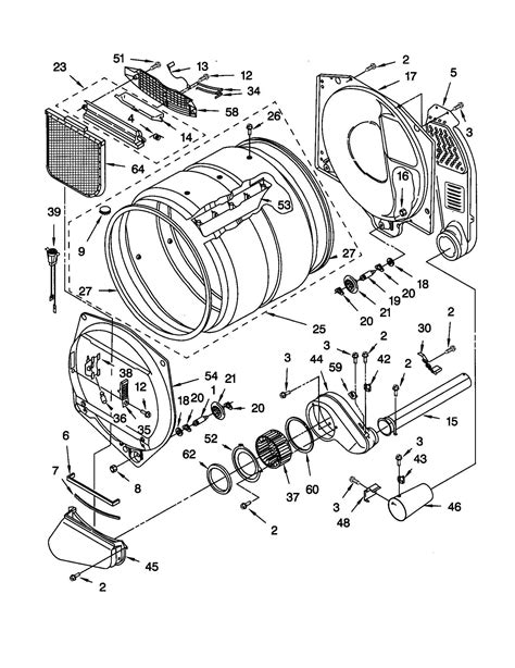 wiring diagram  kenmore dryer model