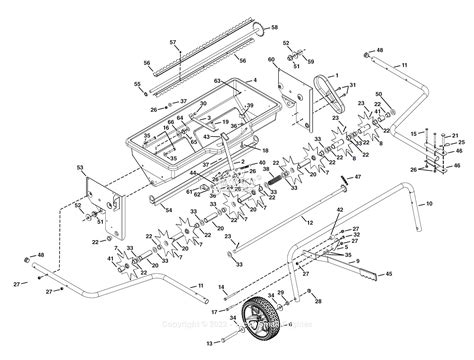 agri fab    lb drop spikerseederspreader parts diagram  parts list
