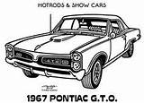 Gto Pontiac Chevy Carros Pictograma Dodge Teechip sketch template