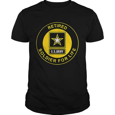 retired  army soldier  life veteran shirt trend tee shirts store