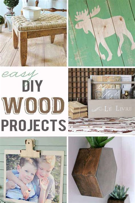 easy diy wood projects mmj link party