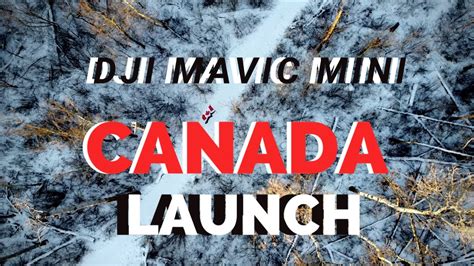 dji mavic mini canada launch youtube