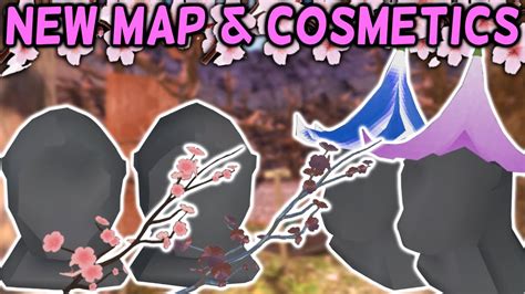 huge  update  gorilla tag cherry blossom map  cosmetics