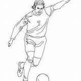 Futbol Jugadores Beckham Futbolistas Yodibujo Messi Hellokids Karim Benzema Ronaldo Cr7 sketch template