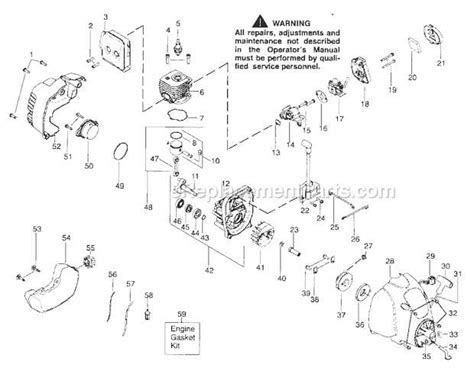 identify  replace parts   craftsman cc weed eater  comprehensive diagram guide
