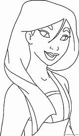 Coloring Coloring4free Mulan Pages Print Related Posts sketch template