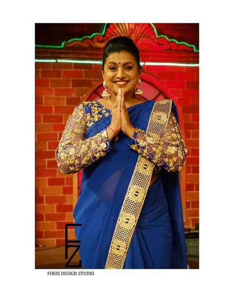 actress roja selvamani in stunning photoshoot in saree