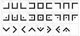 Cipher Ciphers Pigpen Rosicrucian Pen sketch template