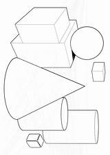Geometrische Formen Malvorlage Ausmalbild Vormen Schulbilder Schoolplaten Leren Wiskundige sketch template