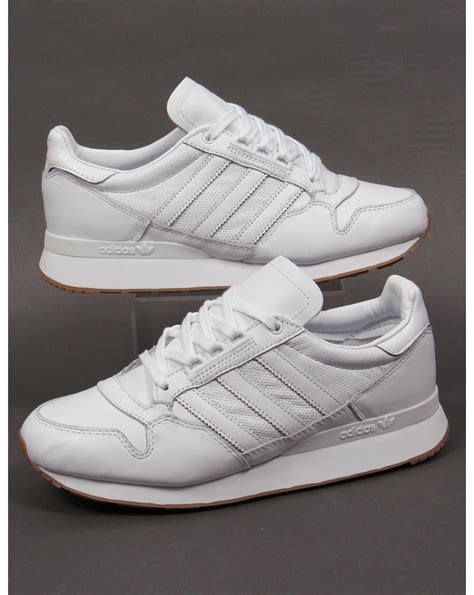 adidas zx  og leather trainers whitewhiteoriginalsshoesmens