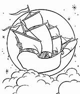 Pan Peter Ship Coloring Flying Pages Draw Printable Choose Board Rattle Shoulder Stars sketch template