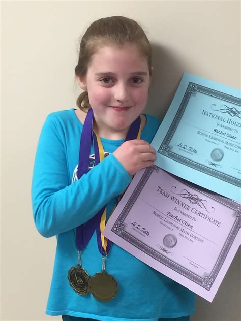 elementary extended learning noetic national math contest awards