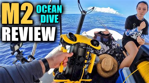 chasing  underwater drone rov dive test review claw  reel    works youtube