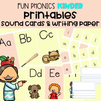phonics fundations printables large cards small cards writing paper