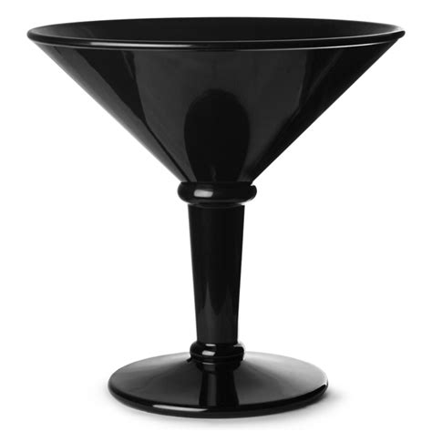 Super Martini San Glass Black 48oz 1 4ltr Giant Cocktail Glasses